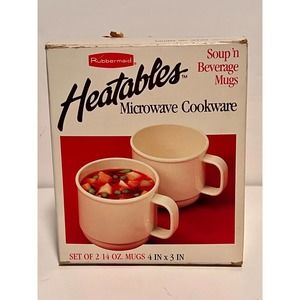 NIB Rubbermaid Heatables Soup Mugs
